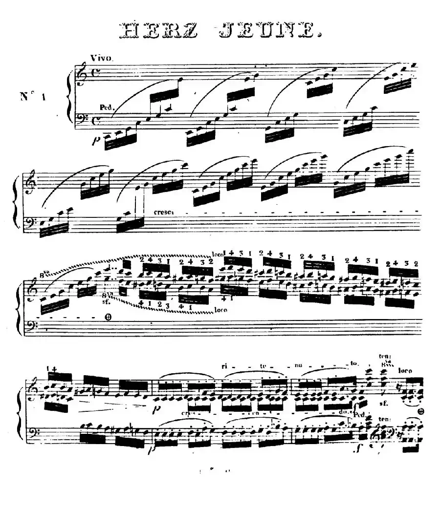 24 Exercices et Preludes Op.21（24首前奏练习曲·1）