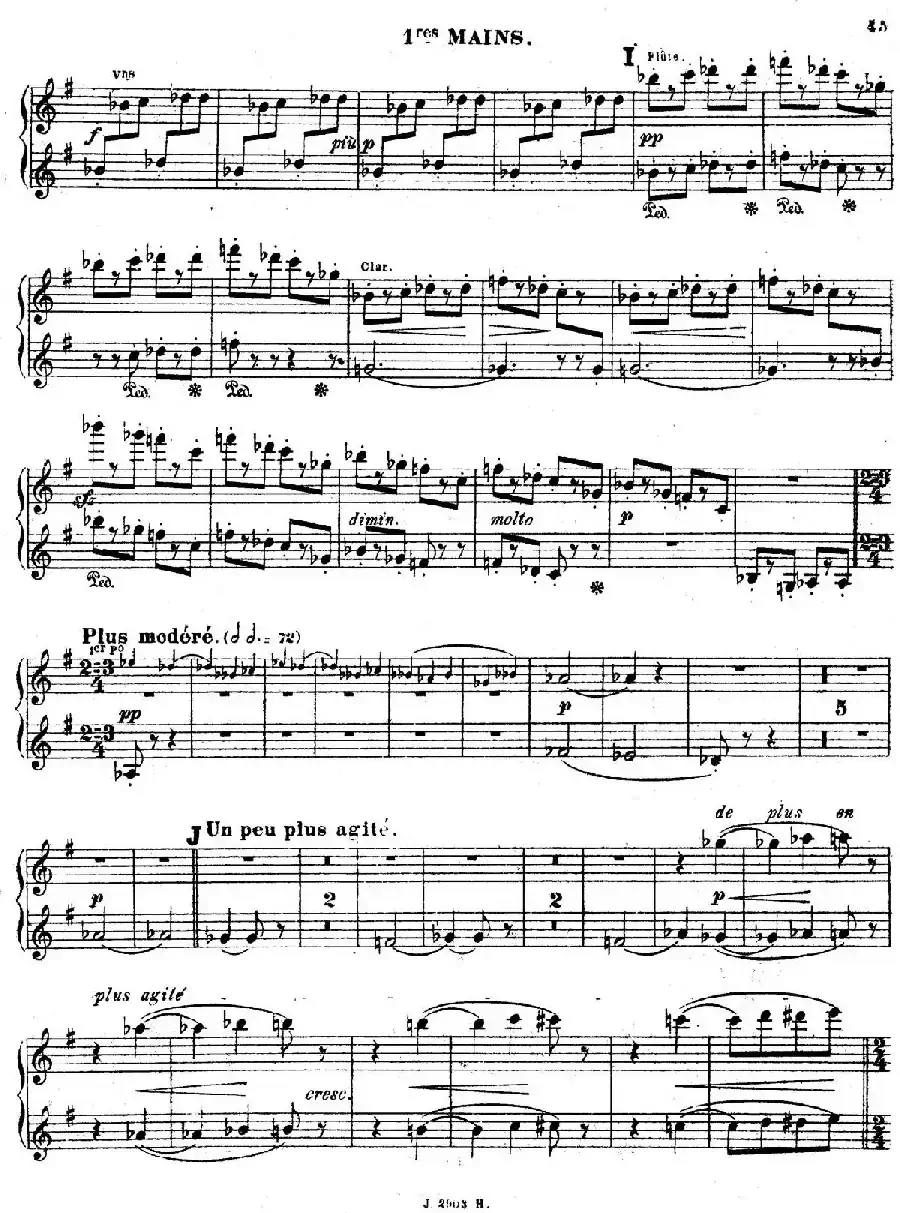 Symphony on a French Mountain Air Op.25（法国山歌交响曲·双钢琴·Ⅲ）