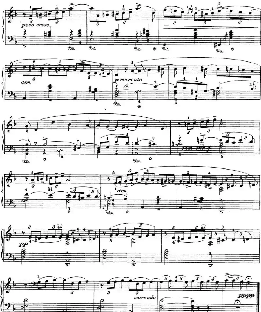 柴可夫斯基 四季 10月 秋之歌 d小调 Autumn Song D minor