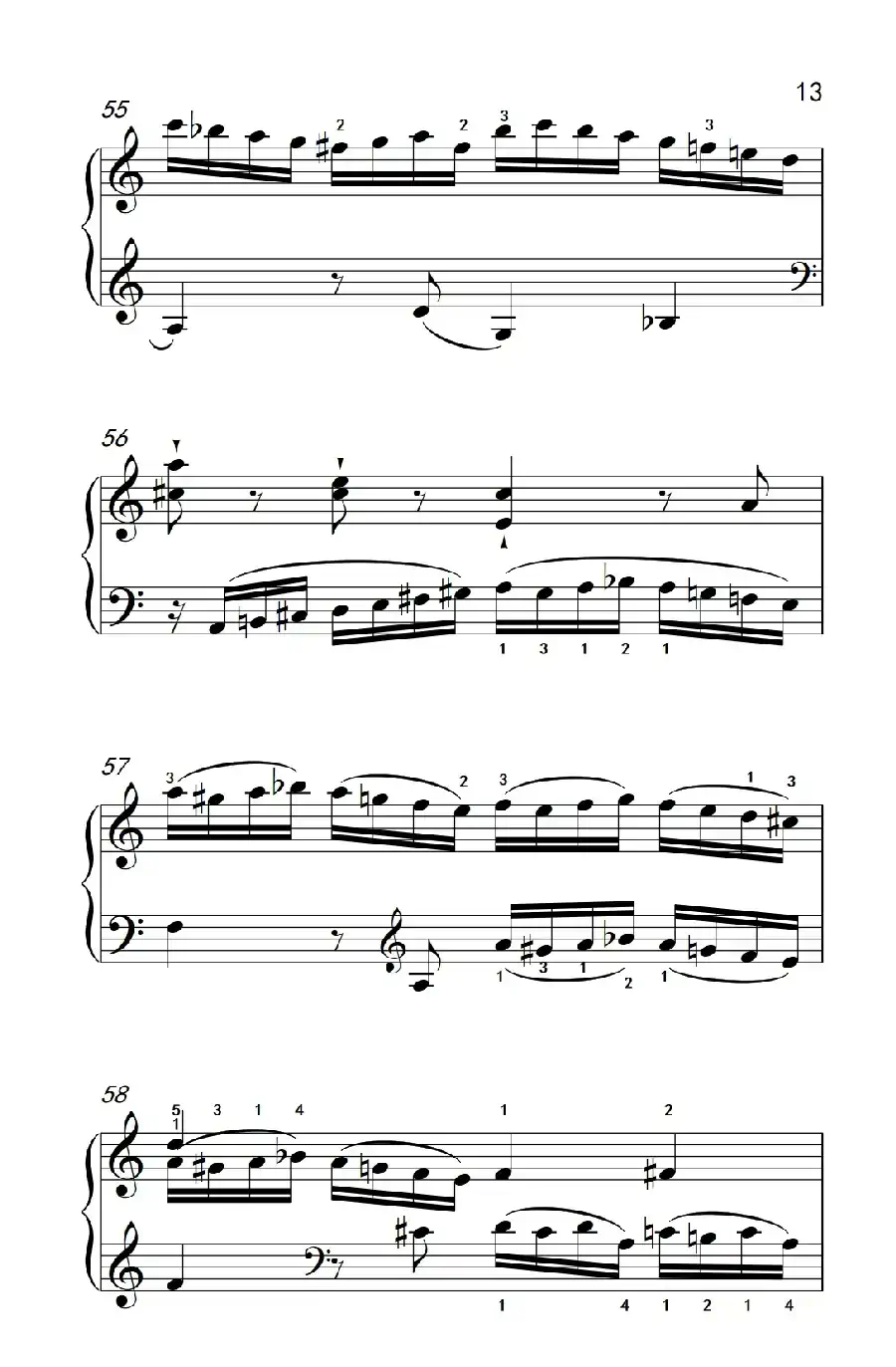 第九级1.C大调奏鸣曲 第一乐章 Hob.XVI 50（中央音乐学院 钢琴（业余）考级教程 7-9级）