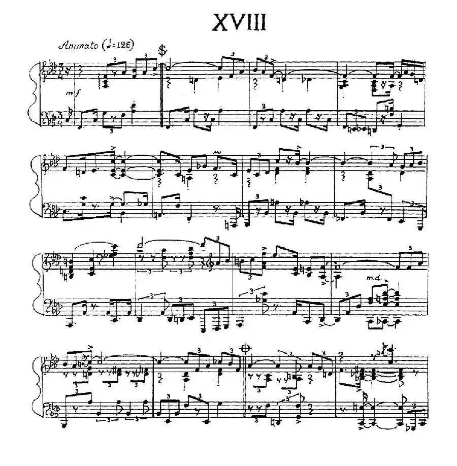 24 Preludes Op.53（24首前奏曲·XVIII）