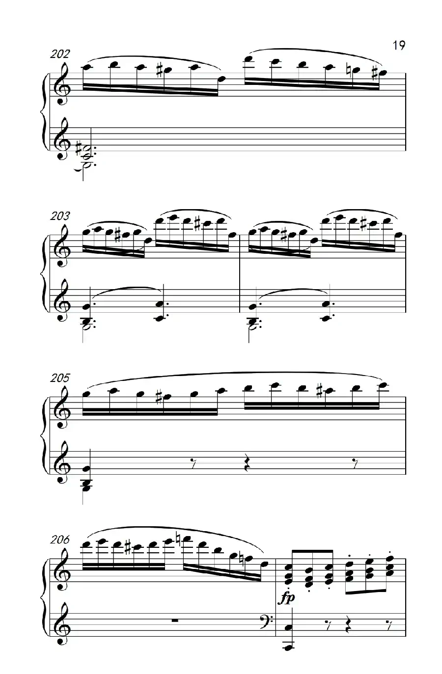 奏鸣曲 Opus 2 Nr.3 第四乐章(贝多芬奏鸣曲集 1)