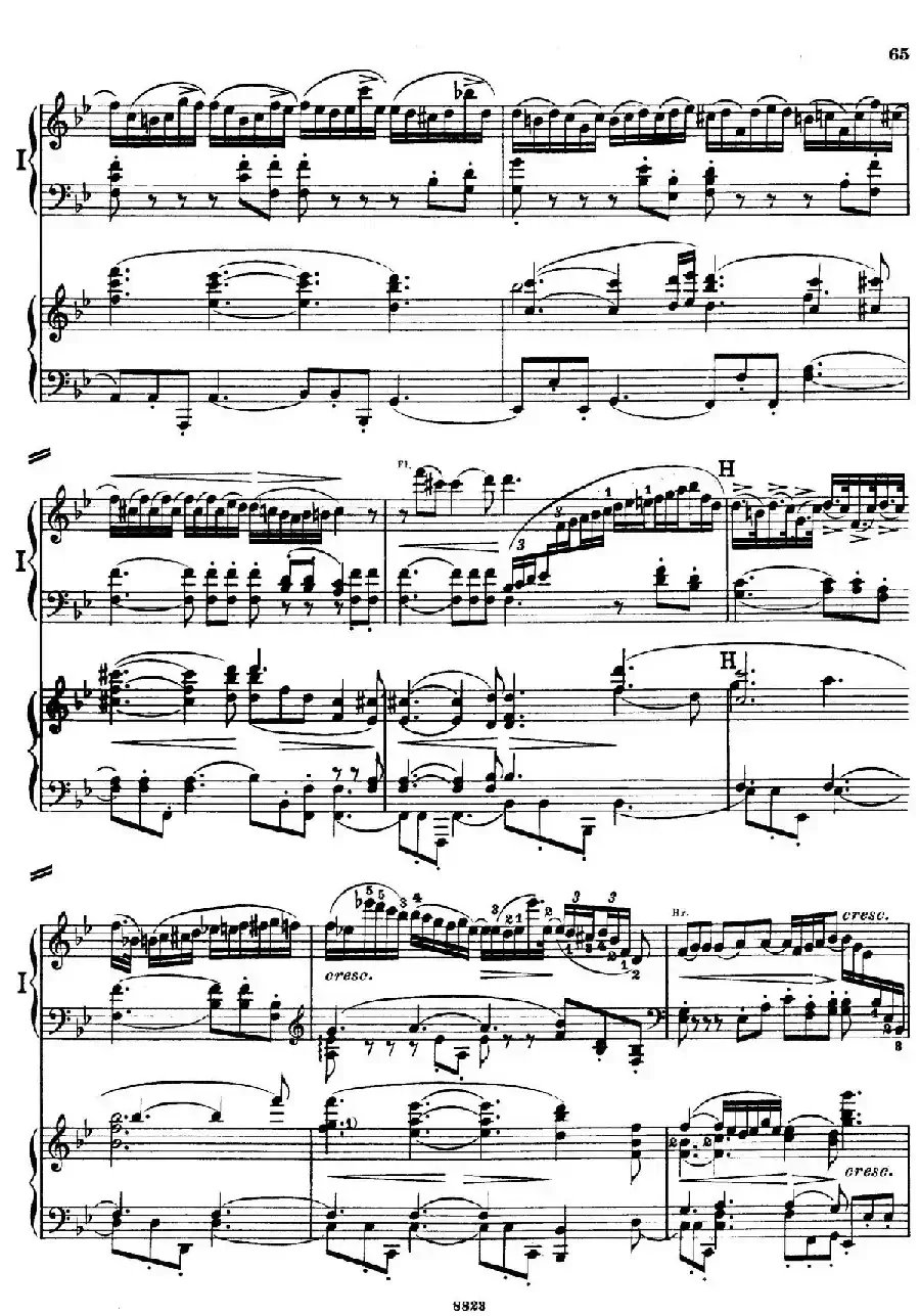d小调第九交响曲 Op.125（双钢琴P63——72）