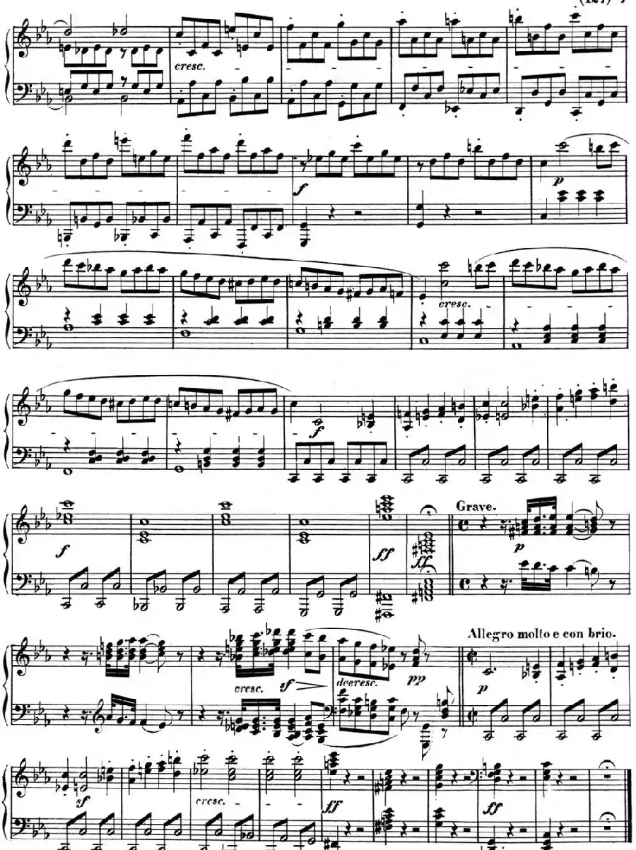 贝多芬钢琴奏鸣曲08 悲怆 C小调 Op.13 C minor