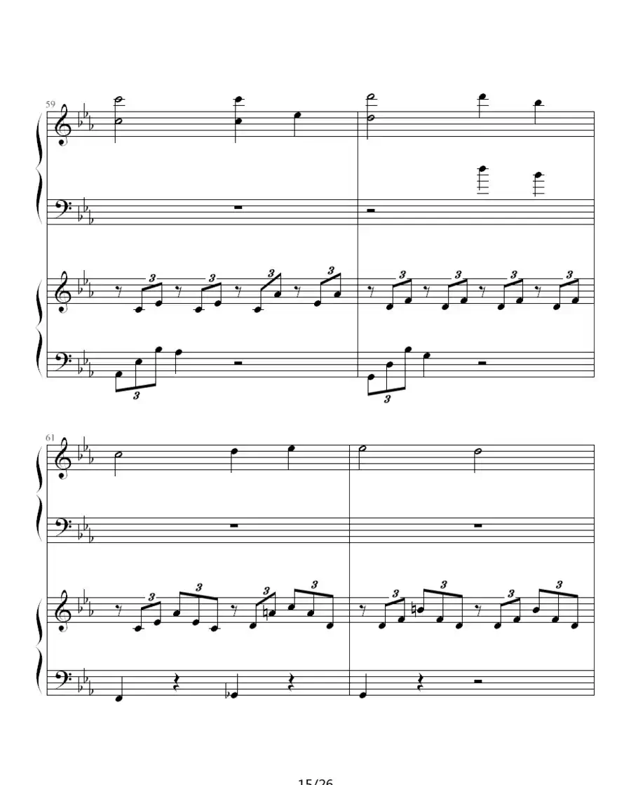 ココロの音(双钢琴)