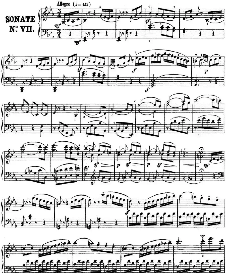 海顿 钢琴奏鸣曲 Hob XVI 49 in E-flat major