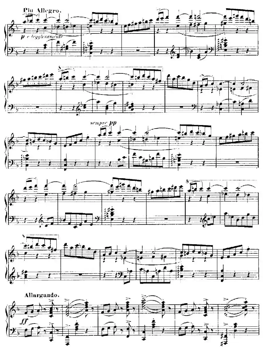 4 Valses Caprice（4首随想圆舞曲）（No. 1 in A）
