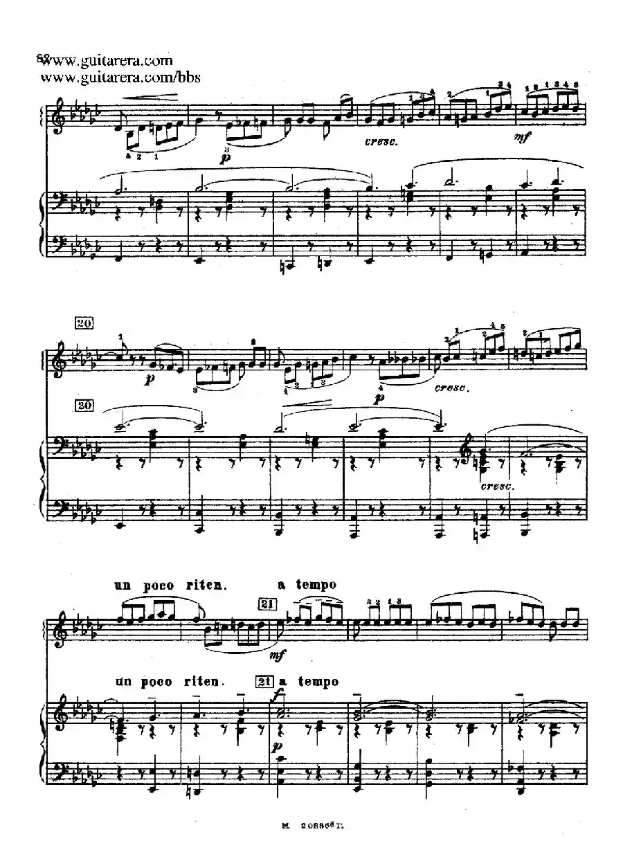 第二双钢琴组曲 Suite for Two Pianos No.2 Op.17（4. 塔兰泰拉舞曲 Tarantella）