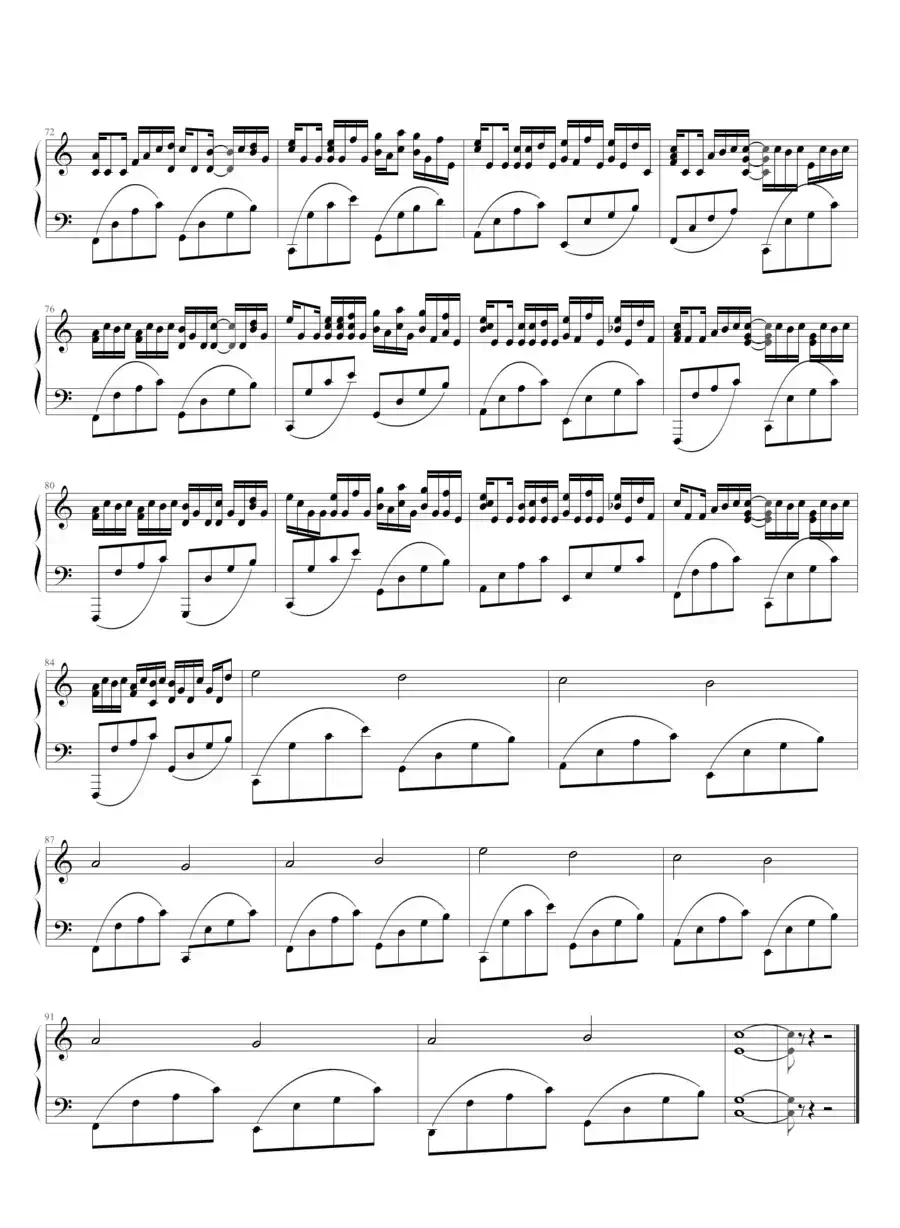 卡农（帕赫贝尔-Pachelbel曲、寒风制谱版）