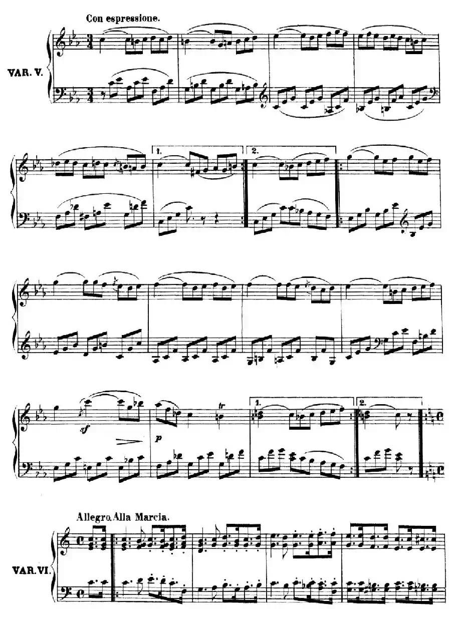 7 Variations in C WoO 78（C大调英国国歌变奏曲）