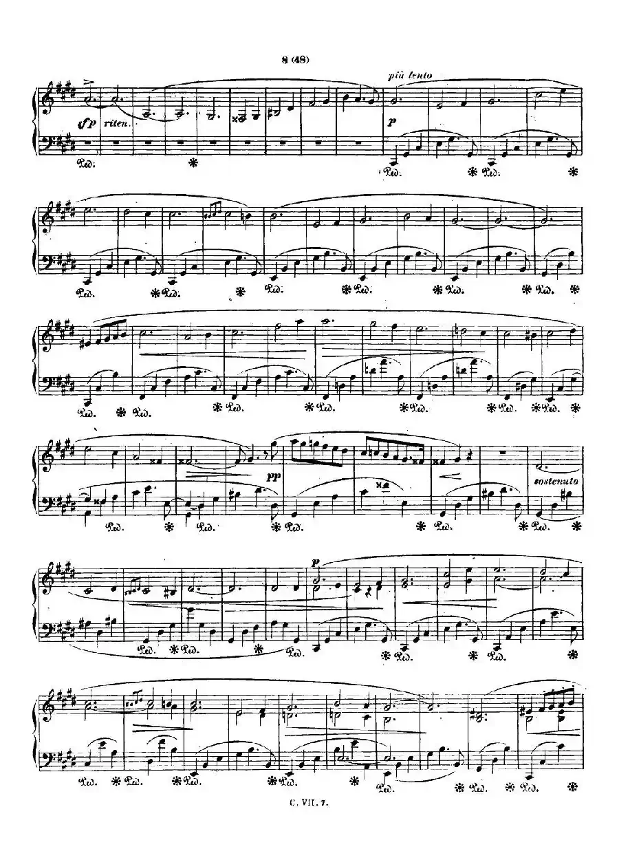 肖邦 钢琴谐谑曲 Chopin Scherzo（No.4  E大调，Op.54）