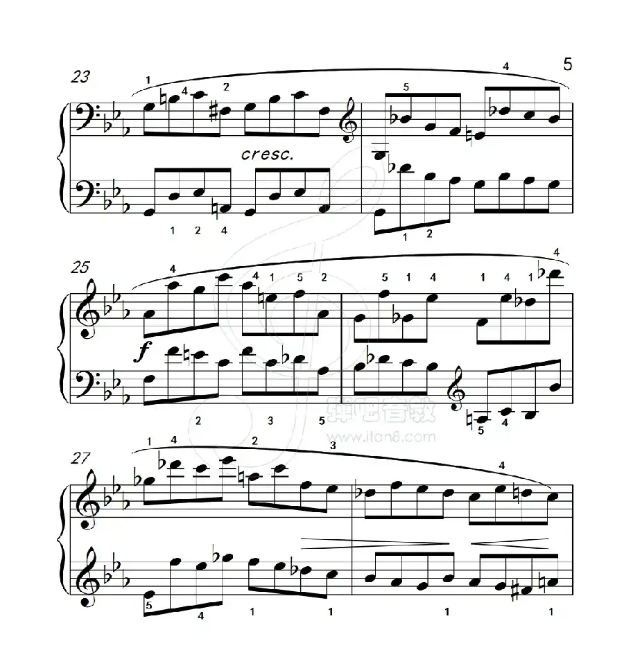 练习曲 27(克拉莫钢琴练习曲60首)