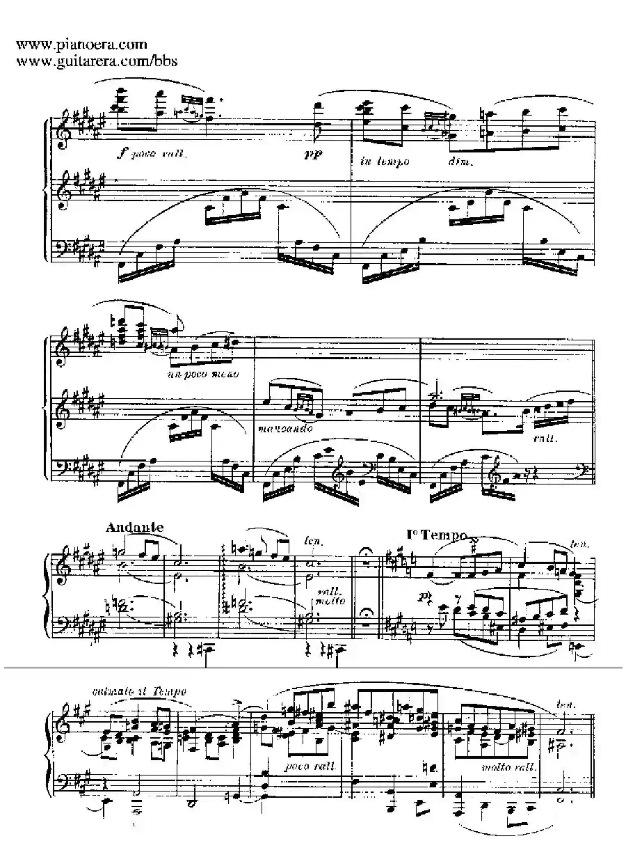 Goyescas（戈雅之画）（4. 叹息，少女与夜莺 Quejas, O La Maja Y El Ruisenor）