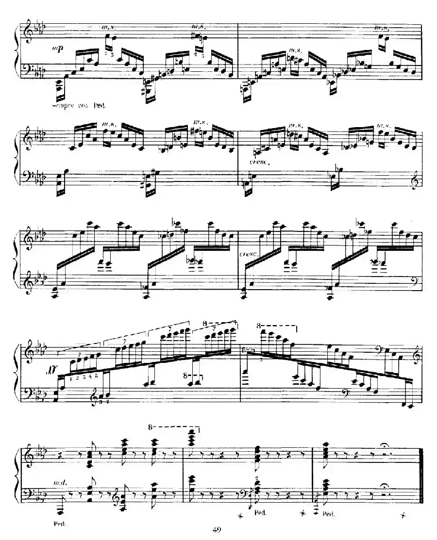 15 Etudes de Vortuosite Op.72（15首辉煌练习曲·11）