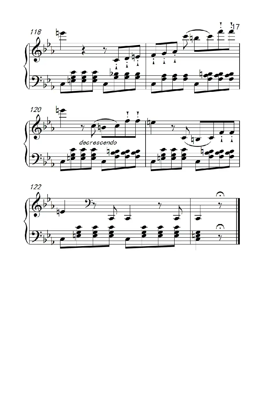 奏鸣曲 Opus 10 Nr.1 第三乐章（贝多芬奏鸣曲集 2）