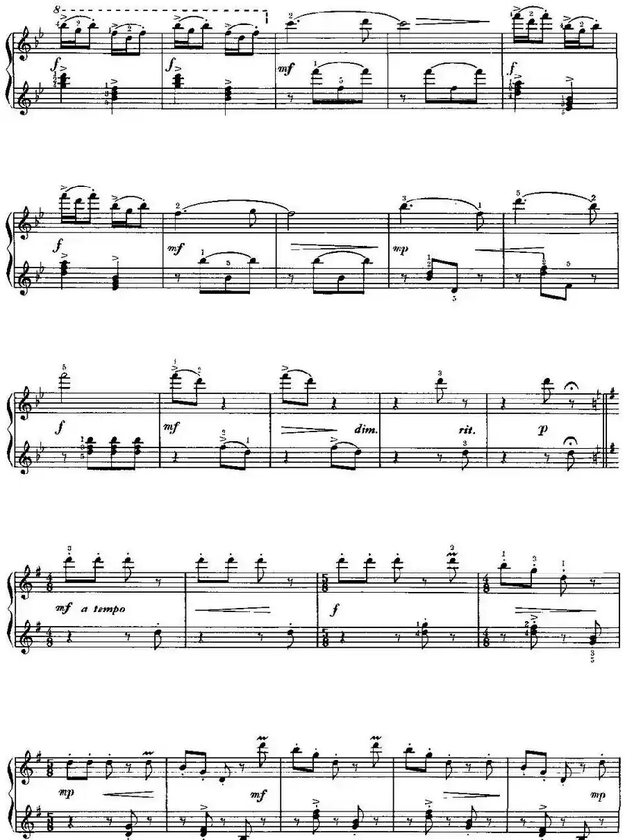 中国钢琴名曲30首：儿童组曲——快乐的节日
