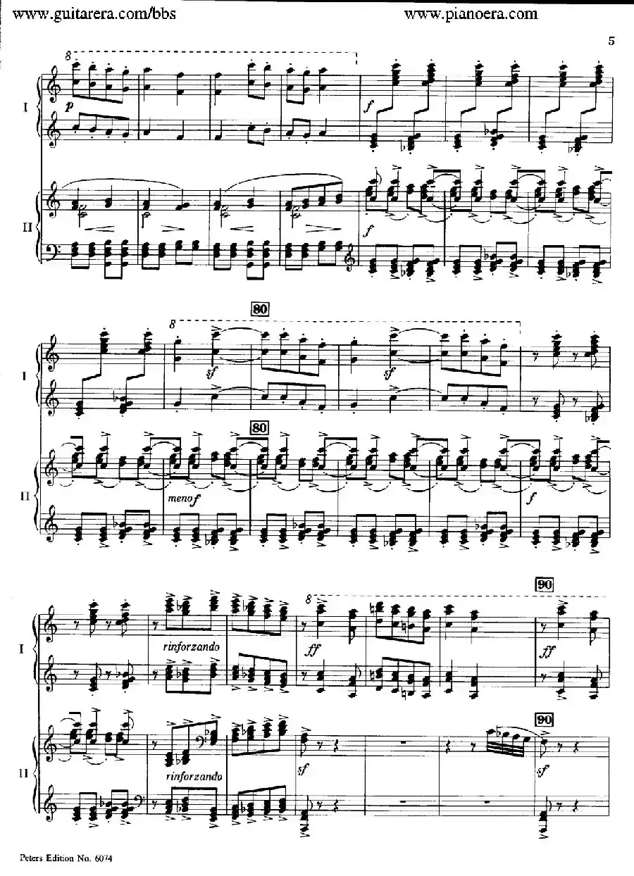 Rondo in D Major Op.87a（D大调回旋曲·双钢琴）