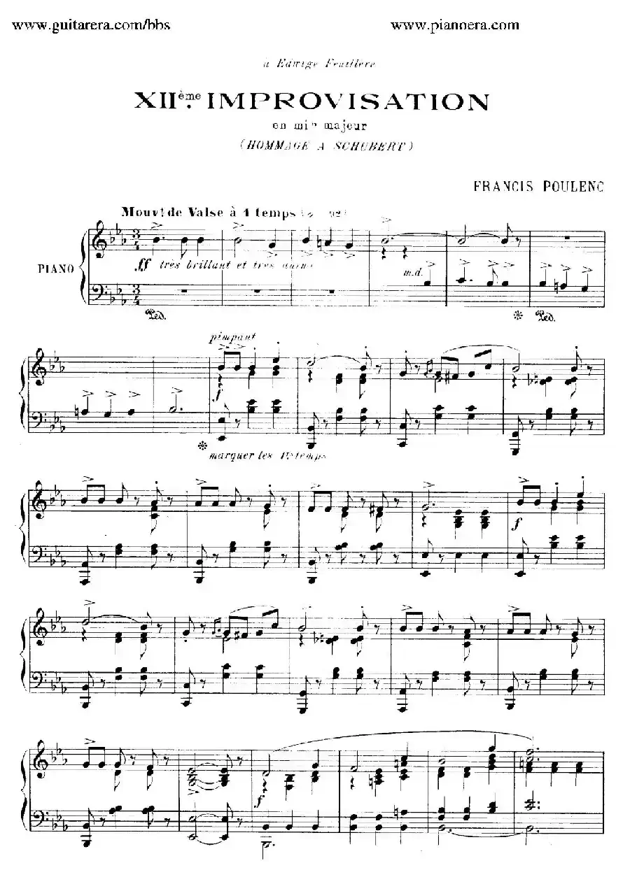 15 Improvisations（15首即兴曲·Ⅻ）