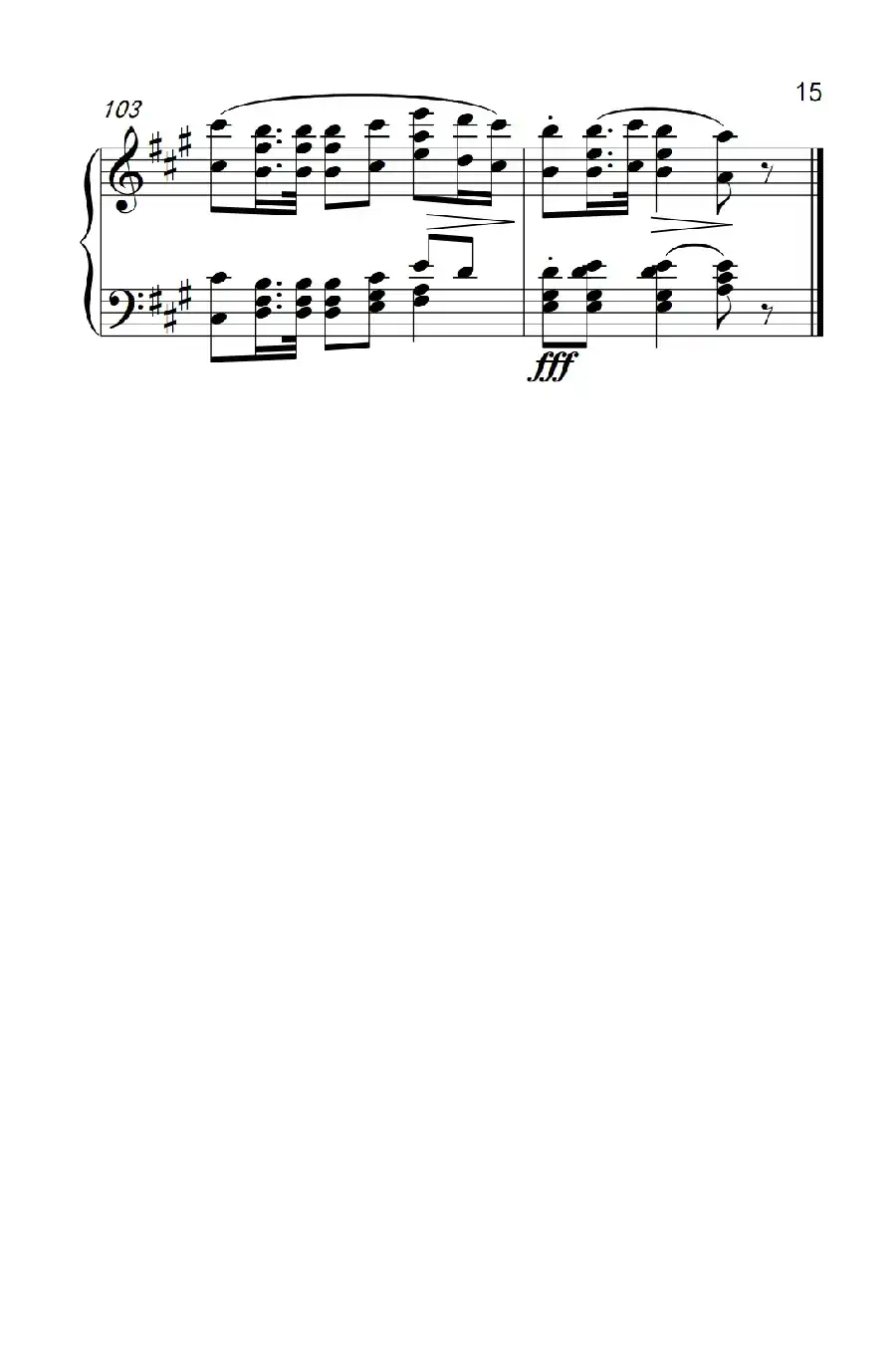 bA大调波兰舞曲