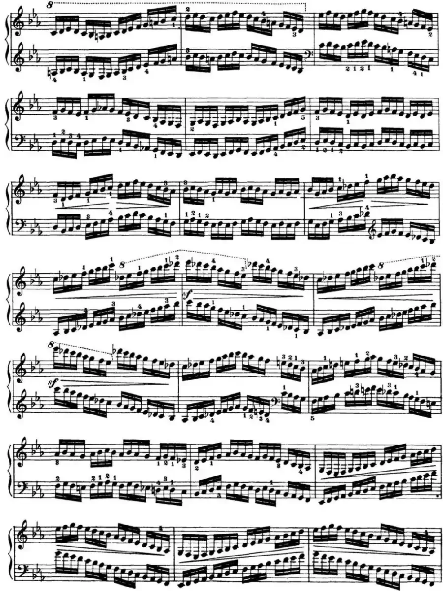 50首车尔尼Op.740钢琴手指灵巧技术练习曲(NO.5)