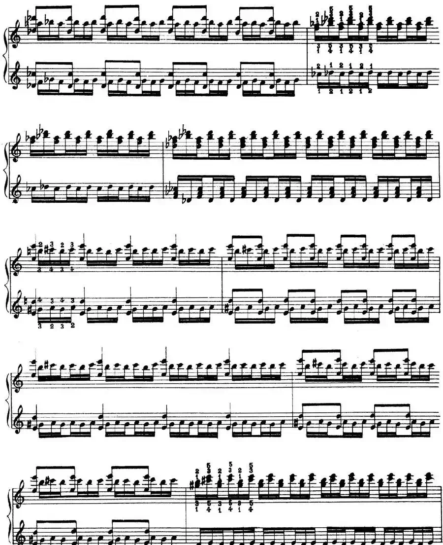 Technical Exercises S.146（李斯特钢琴技巧练习 BOOK Ⅷ）