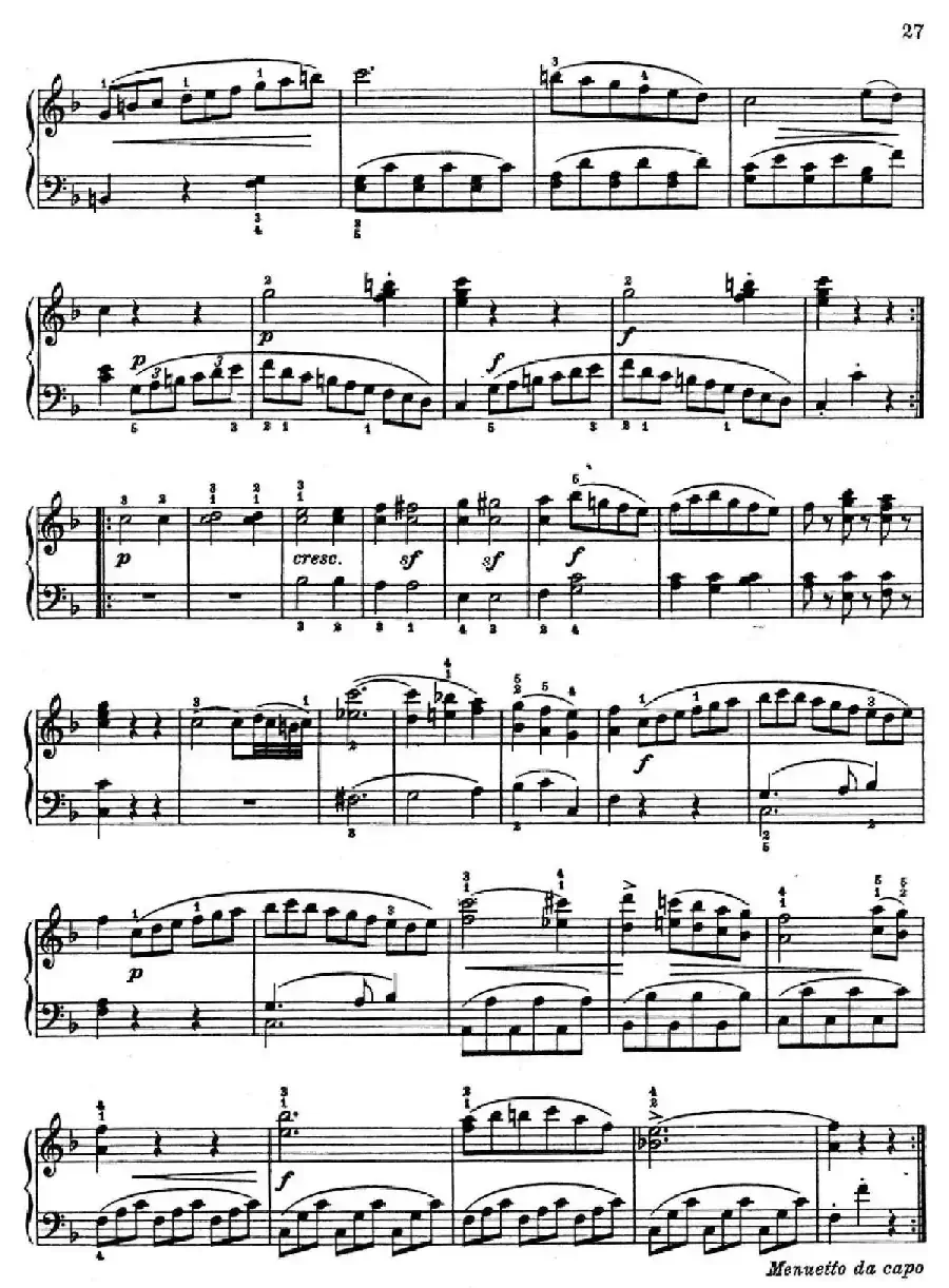 6 Viennese Sonatinas K.439b（6首维也纳小奏鸣曲·Ⅴ）