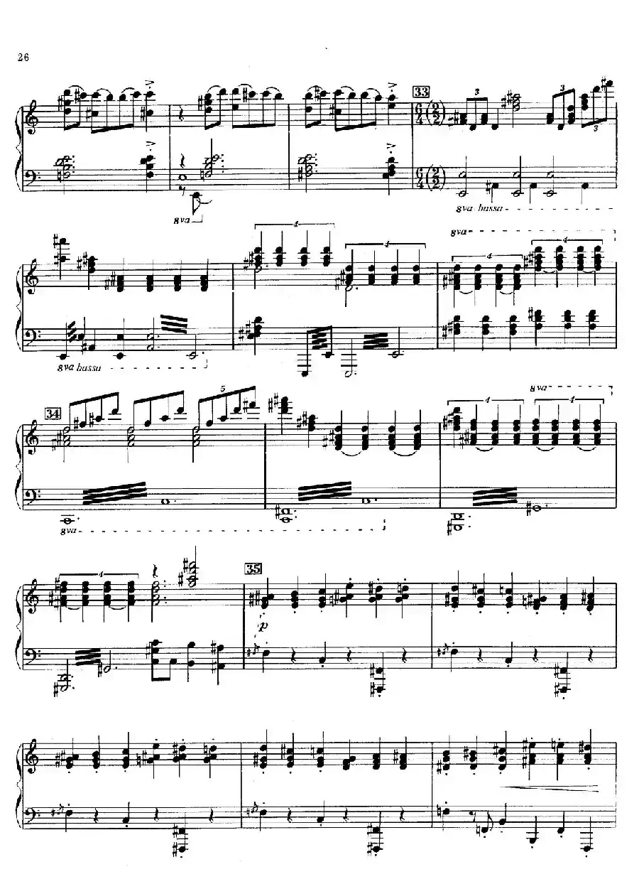 火鸟组曲 Firebird Suite（拉夫林改编钢琴独奏版）