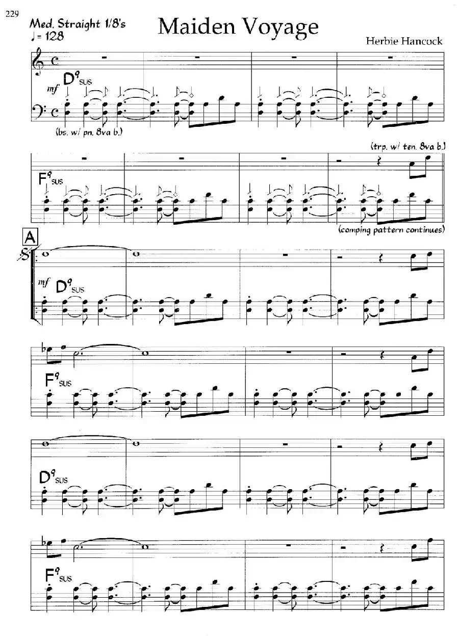 Maiden Voyage（爵士钢琴曲）