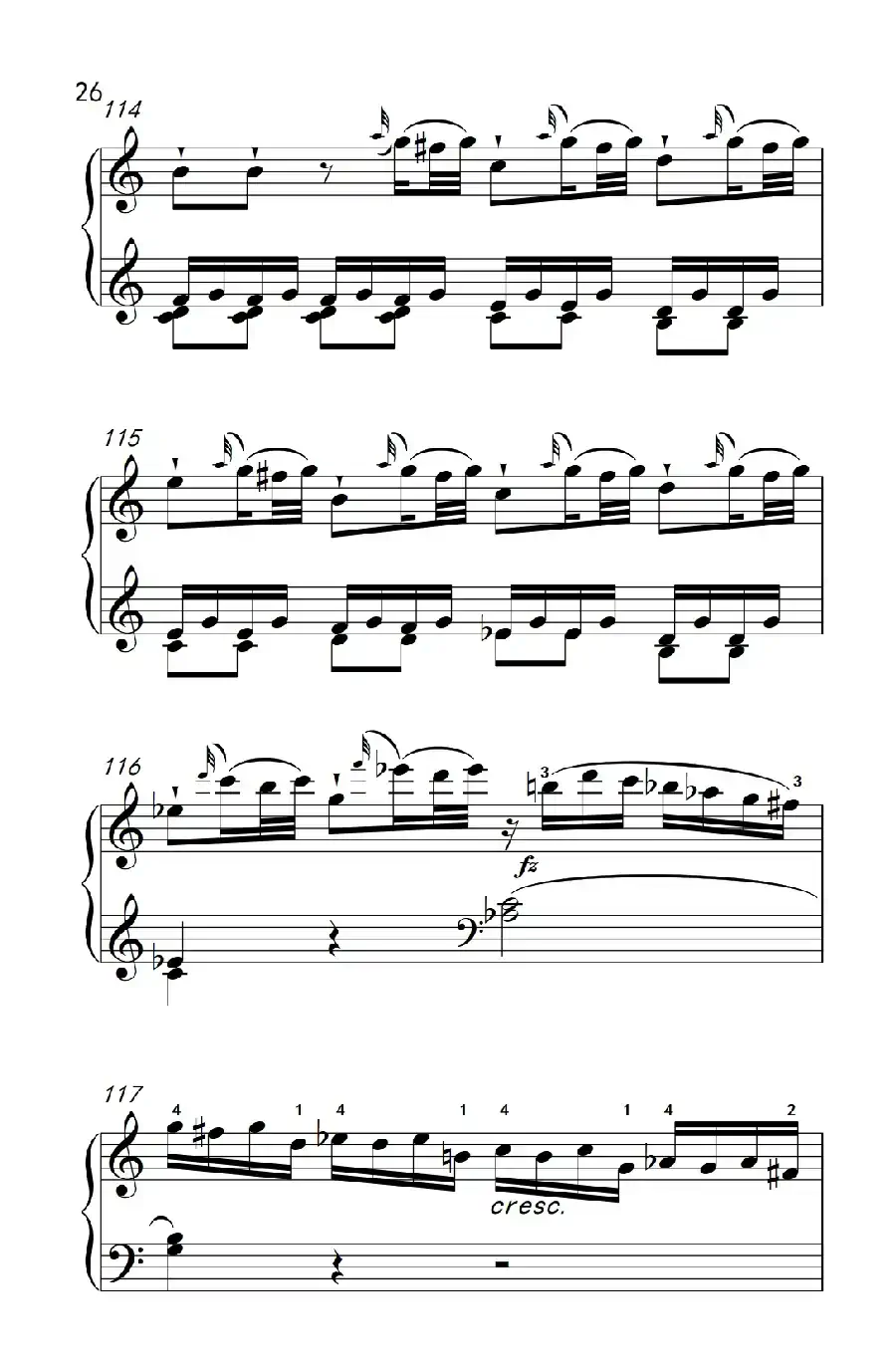 第九级1.C大调奏鸣曲 第一乐章 Hob.XVI 50（中央音乐学院 钢琴（业余）考级教程 7-9级）