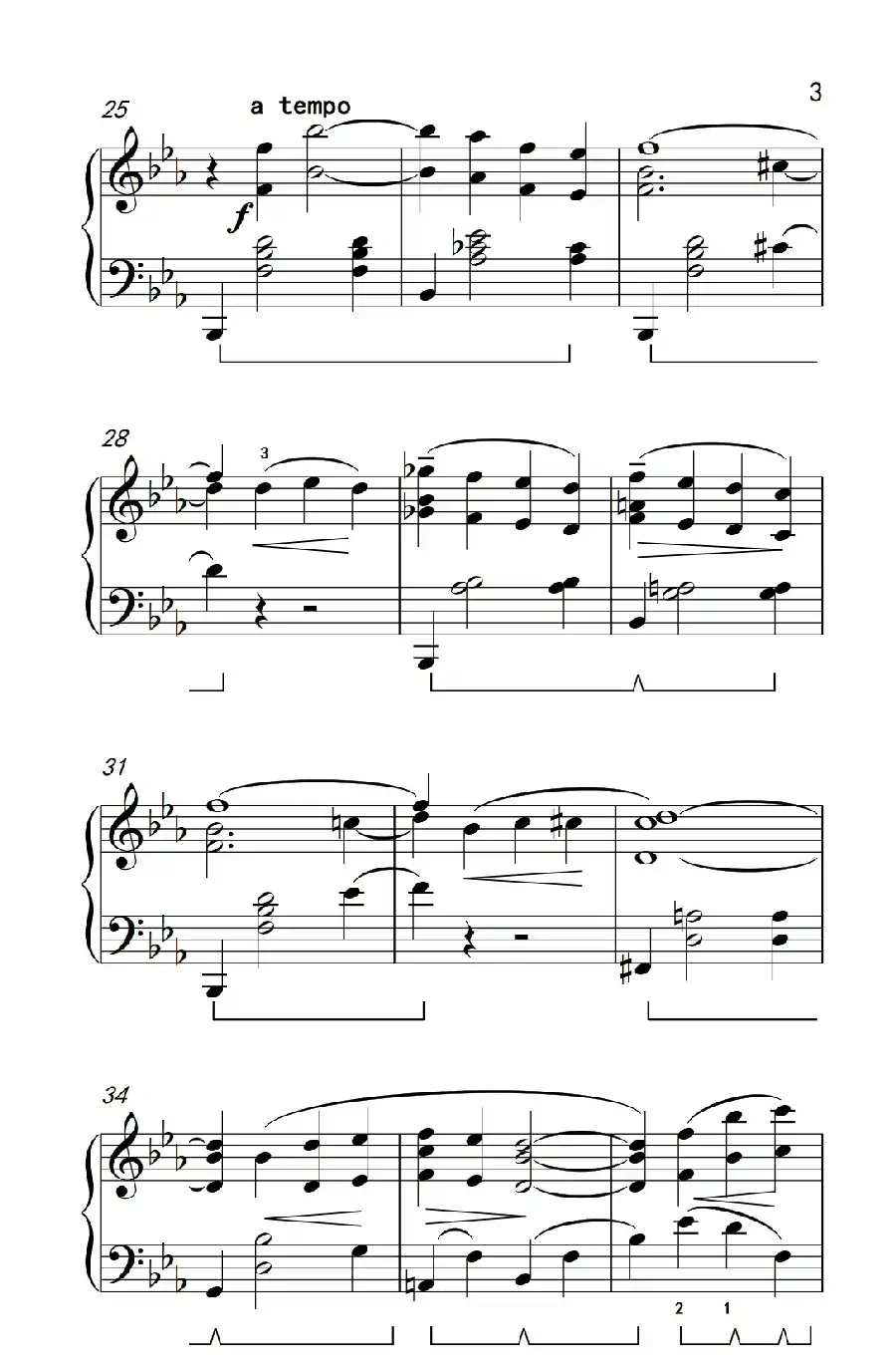 第二号协奏曲（约翰·汤普森 成人钢琴教程 第三册）