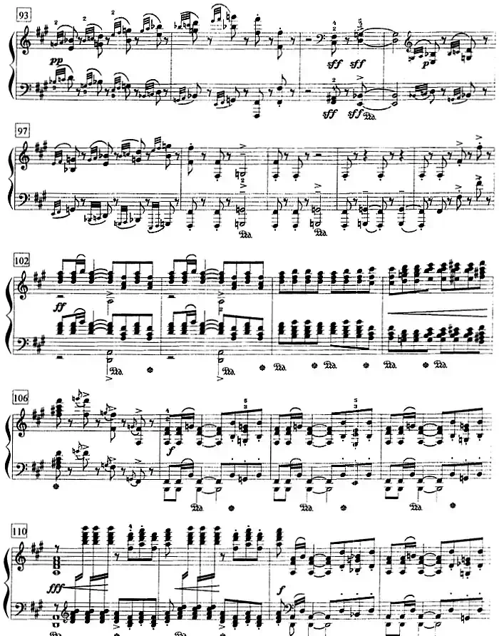 钢琴教程第八级 中外乐曲（小丑 Op.3 No.4）