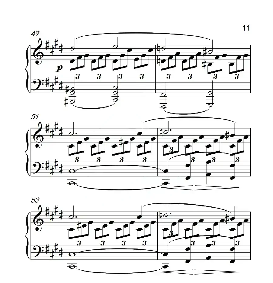 第六级 奏鸣曲(中国音乐学院钢琴考级作品1~6级)