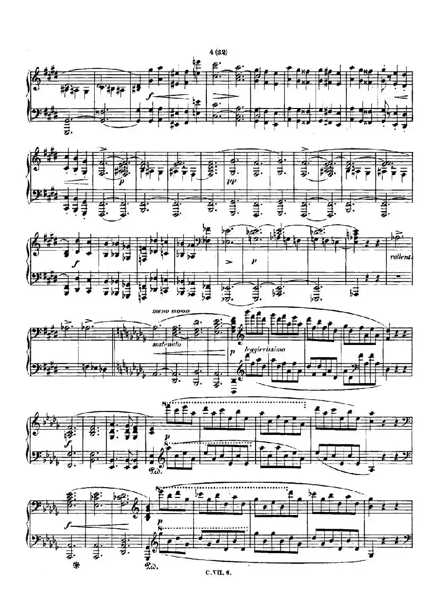 肖邦 钢琴谐谑曲 Chopin Scherzo（No.3 升c小调，Op.39）