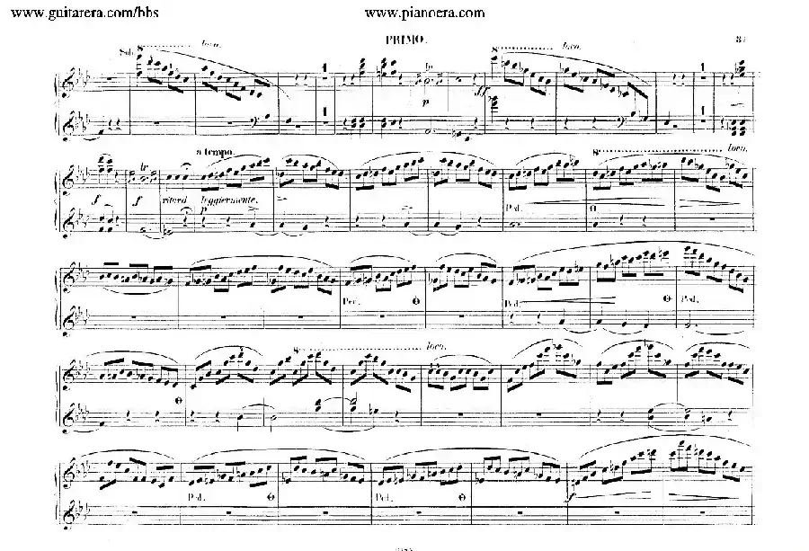 Piano Concerto No.2 in f Minor Op.21（f小调第二钢琴协奏曲·四手联弹版）
