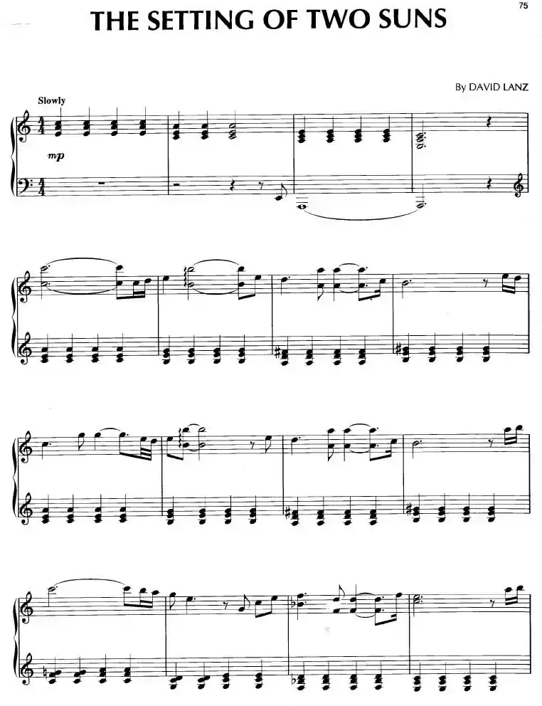 The Setting of Two Suns