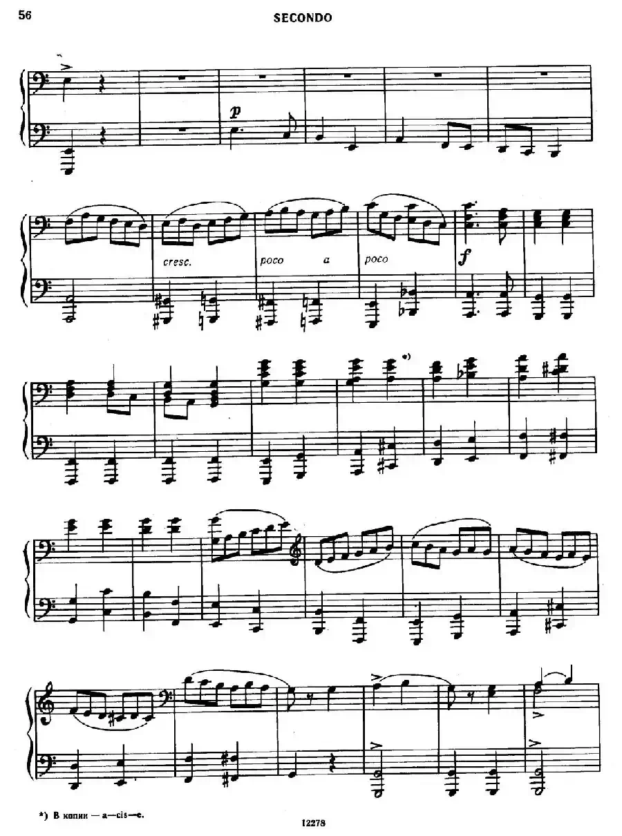 Tarantella in D Major（D大调塔兰泰拉舞曲·四手联弹）