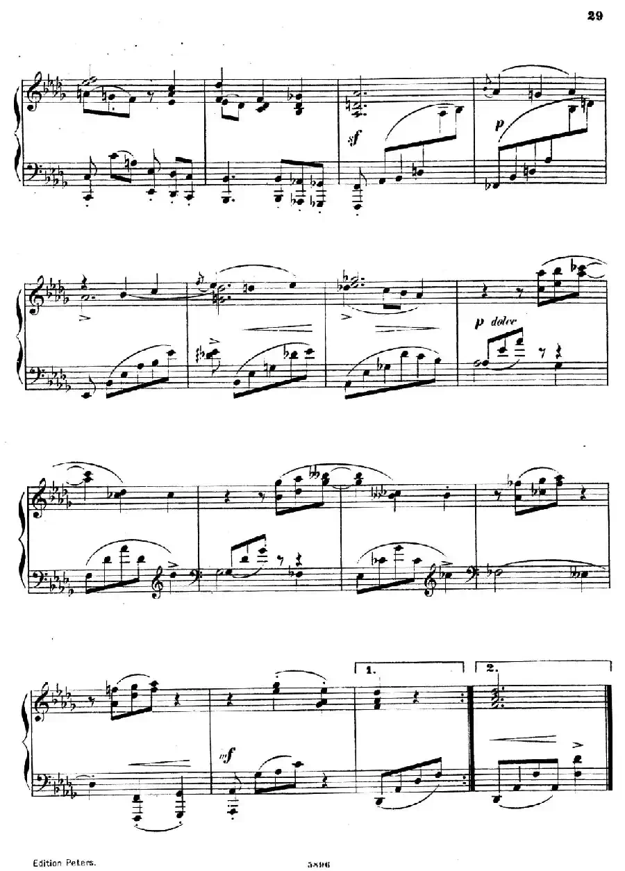 Waltzes Op.23（圆舞曲集·12、降D大调）