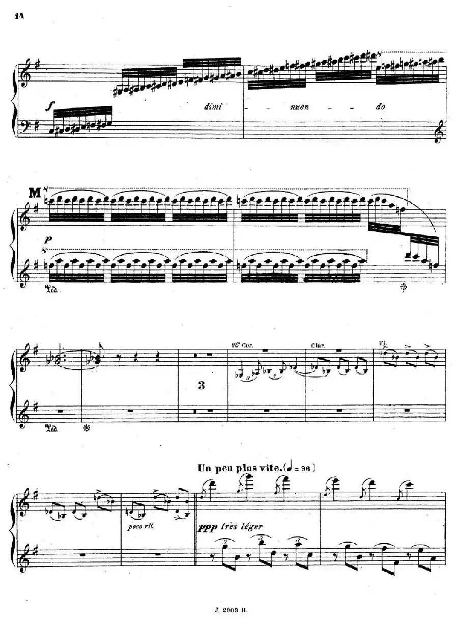 Symphony on a French Mountain Air Op.25（法国山歌交响曲·钢琴独奏·Ⅰ）