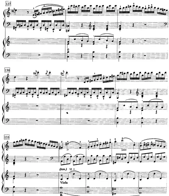 钢琴教程第八级 大型乐曲（C大调第一钢琴协奏曲 Op.15 第一乐章）