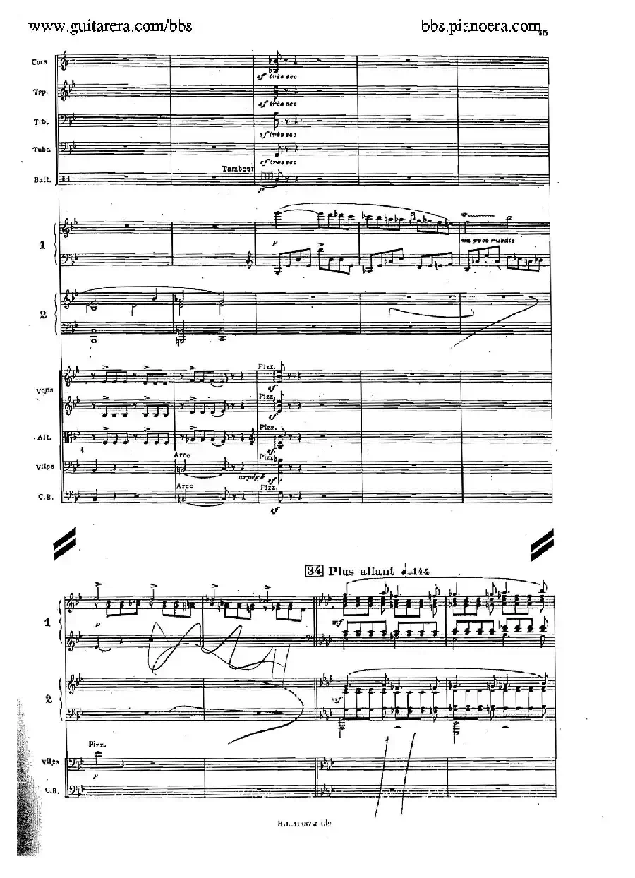 Concerto for 2 Pianos in d Minor（d小调双钢琴协奏曲·总谱）