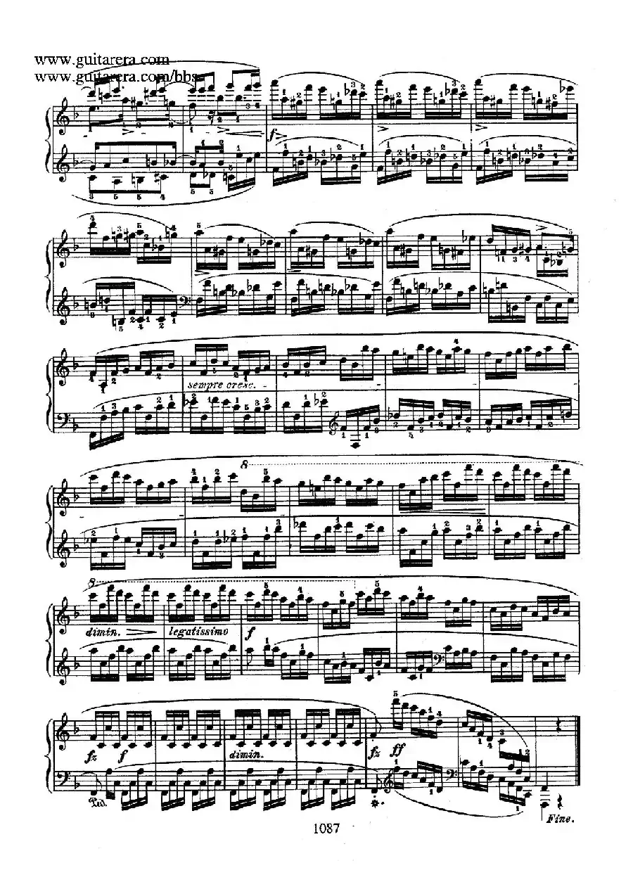 Krakowiak Grand Rondo de Concert Op.14 （克拉科维克音乐会用大回旋曲·钢琴独奏版）