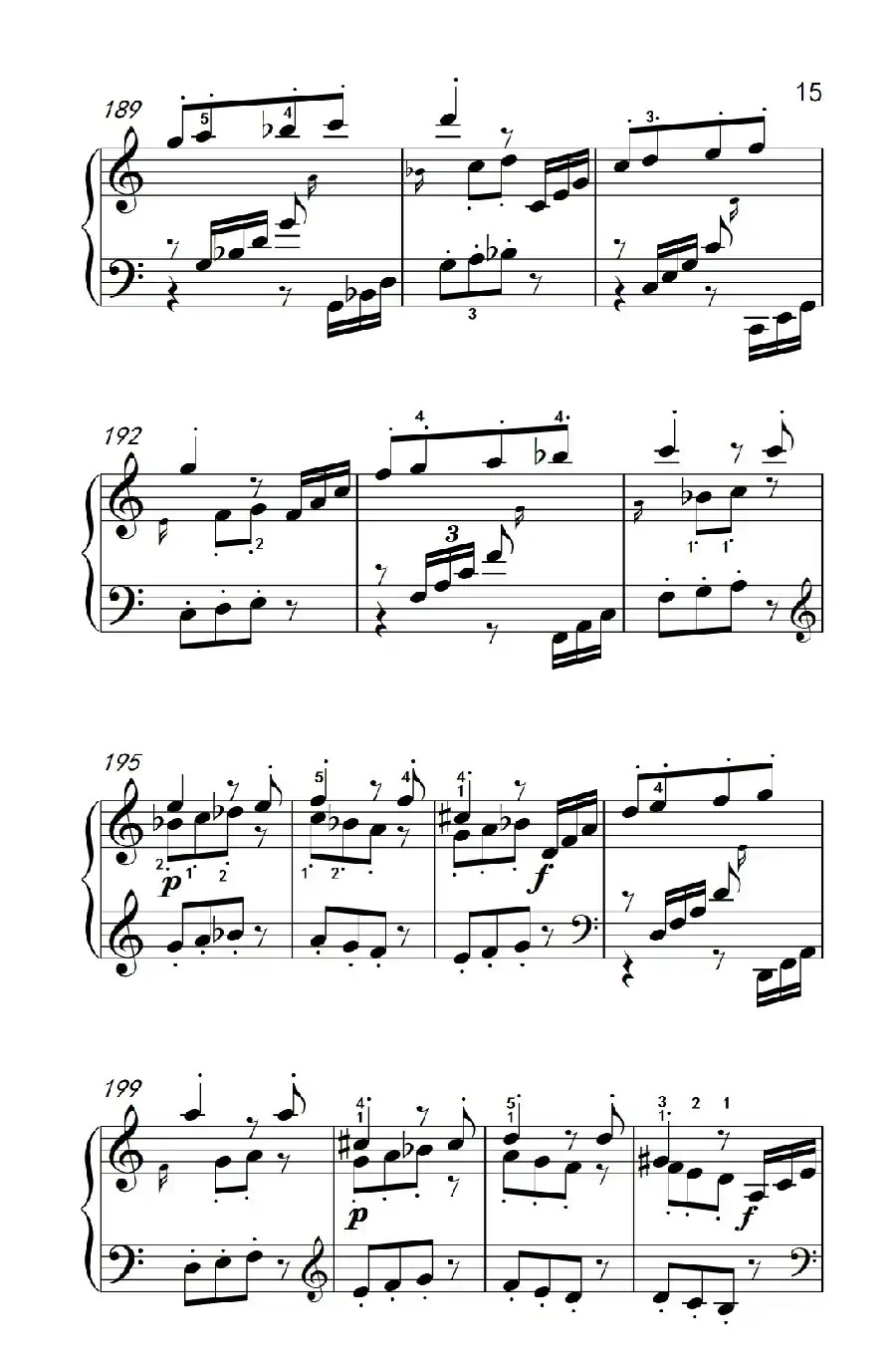 奏鸣曲 Opus 2 Nr.2 第一乐章(贝多芬奏鸣曲集 1)