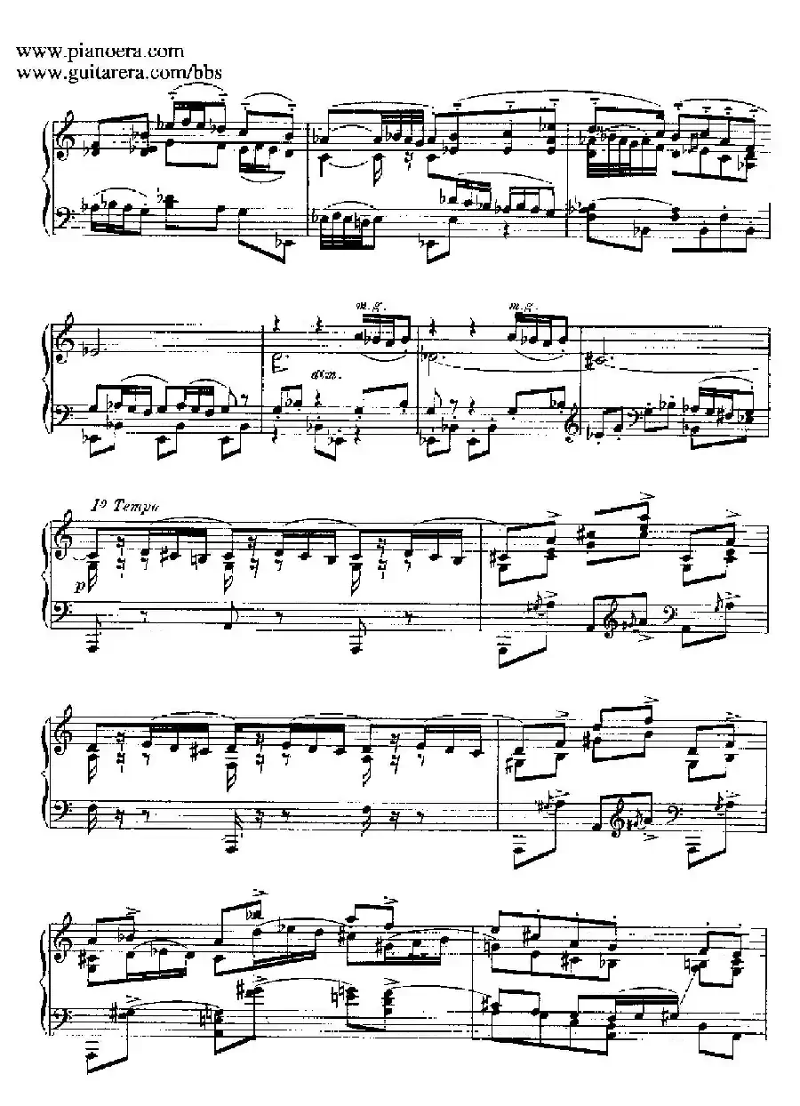 Goyescas（戈雅之画）（3. 烛光凡丹戈 El Fandango De Candil）