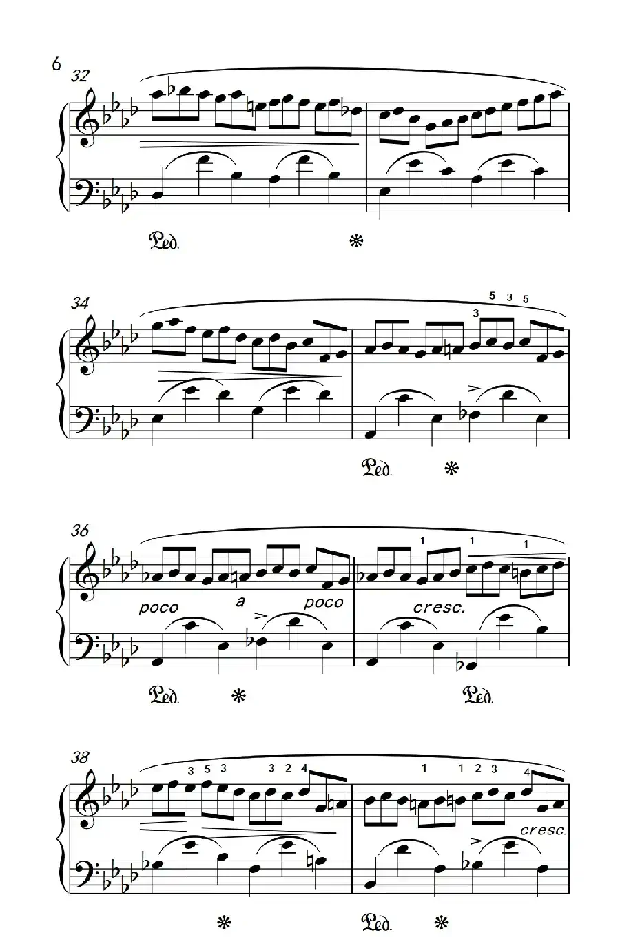 第九级1.练习曲 Op.25 No.2（中央音乐学院 钢琴（业余）考级教程 7-9级）