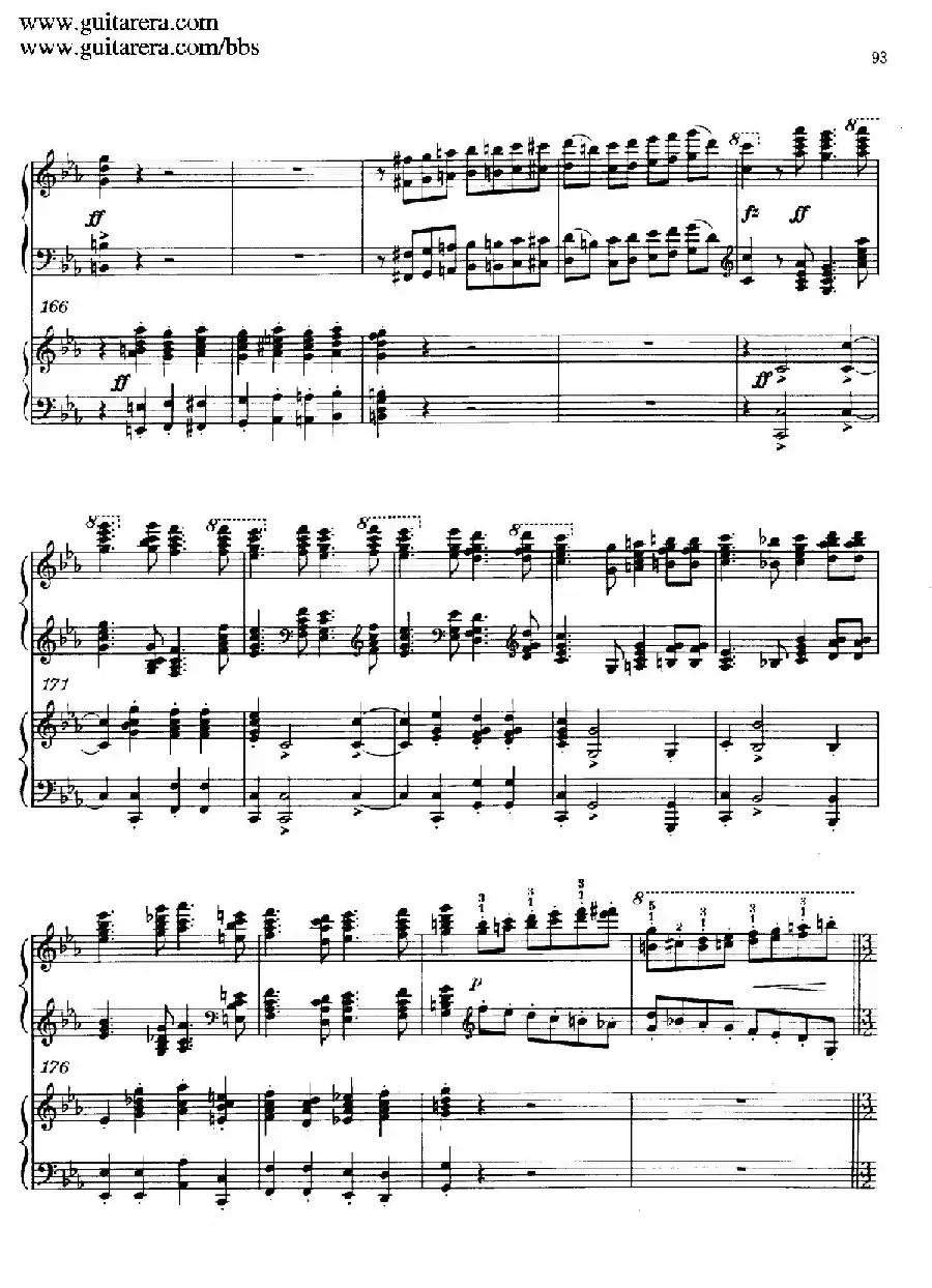 c小调第二钢琴协奏曲 Op.18（双钢琴·第三乐章）