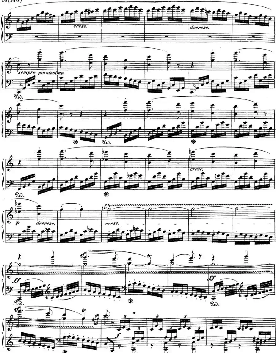 贝多芬钢琴奏鸣曲21 黎明(华尔斯坦) C大调 Op.53 C major