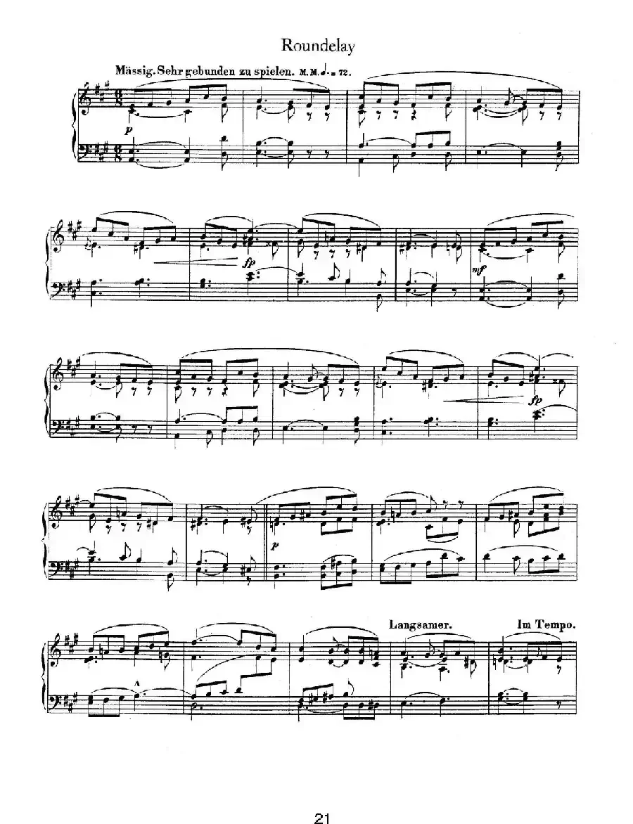 Album für die Jugend Op.68（儿童钢琴曲集）