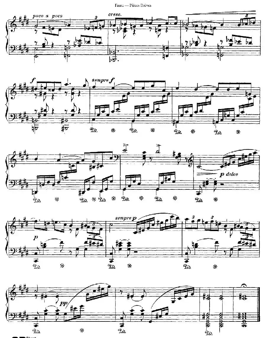 Pieces Breves Op.84（Ⅴ）