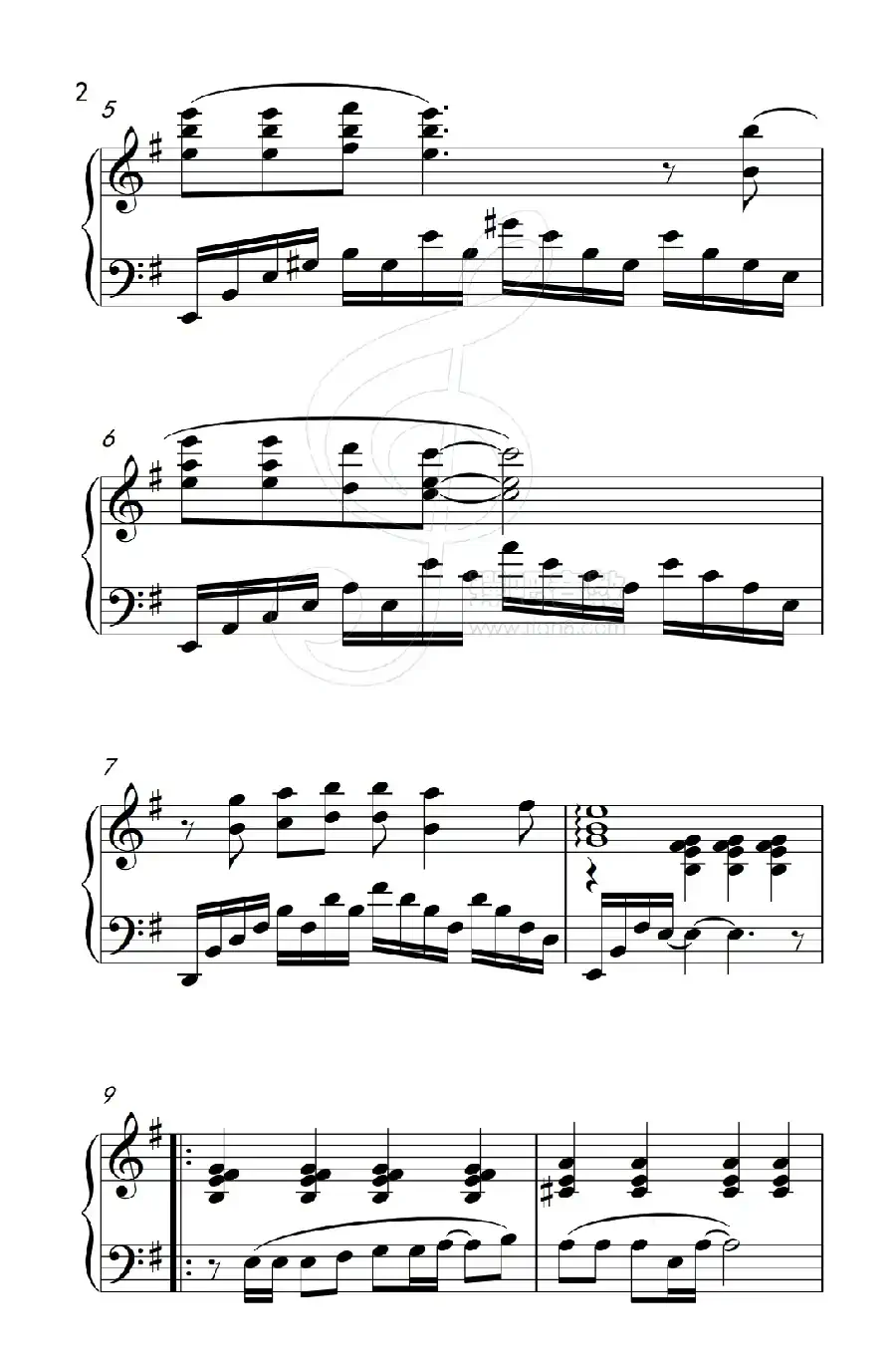 我等到花儿也谢了(《弹吧音教》制谱版)