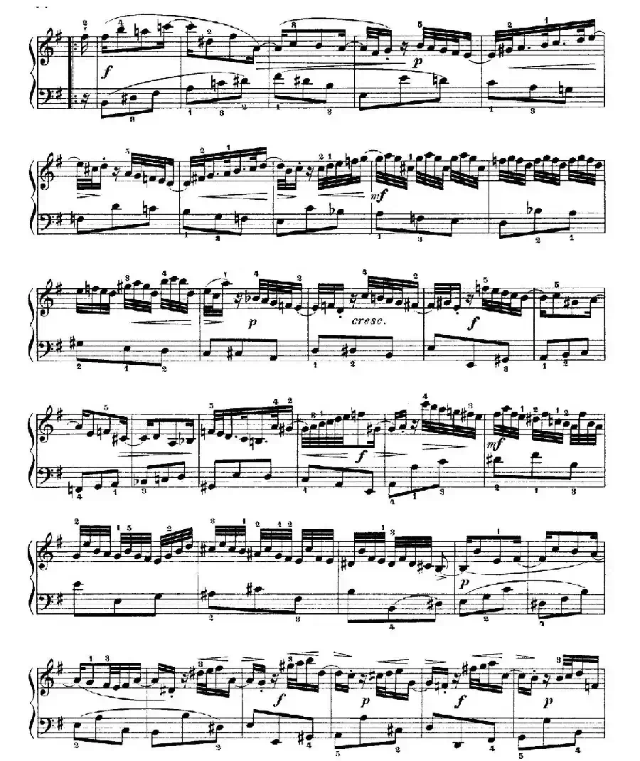 Six Partitas BWV 825-830（6首帕蒂塔·6）